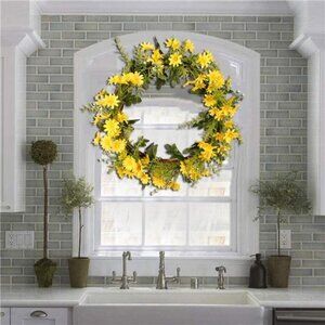 Christmas Decorations Indoor Spring Leaf Wreath Artificial Home Decoration